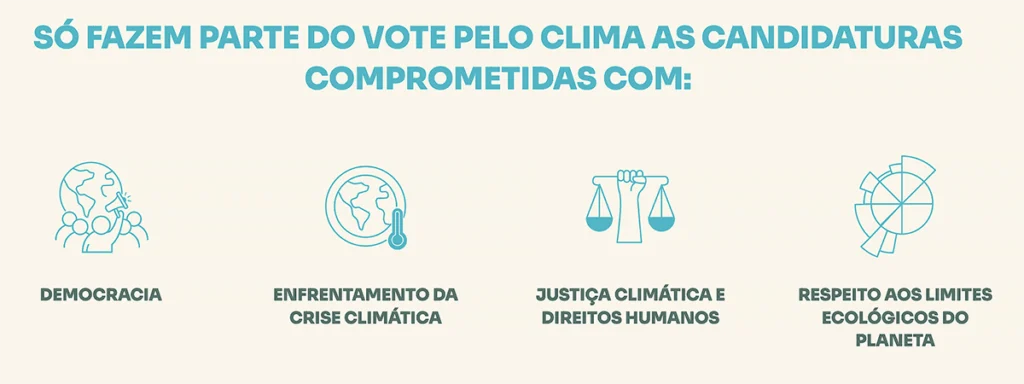 vote pelo clima