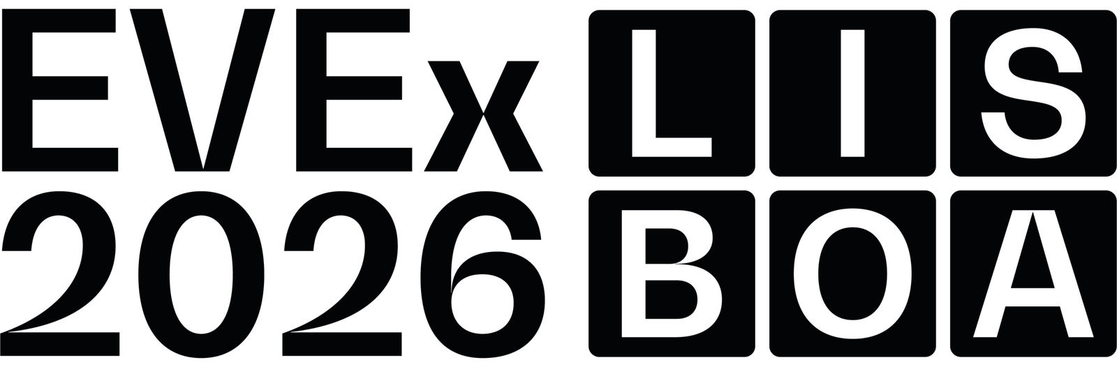 Logo EVEx Lisboa 2026