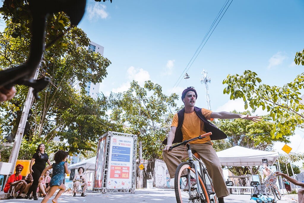 Festival Bike Arte Brasil, em Recife. Foto: Ekvis Edson